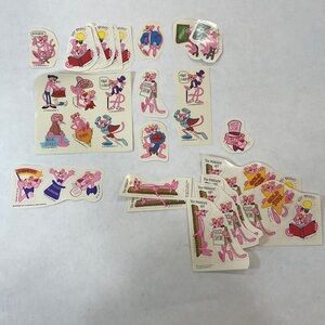 5 for $25 Pink Panther vintage 1979-1981 stickers 38‎ ct
